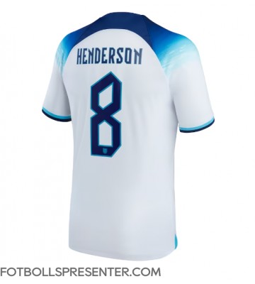 England Jordan Henderson #8 Hemma Matchtröja VM 2022 Kortärmad